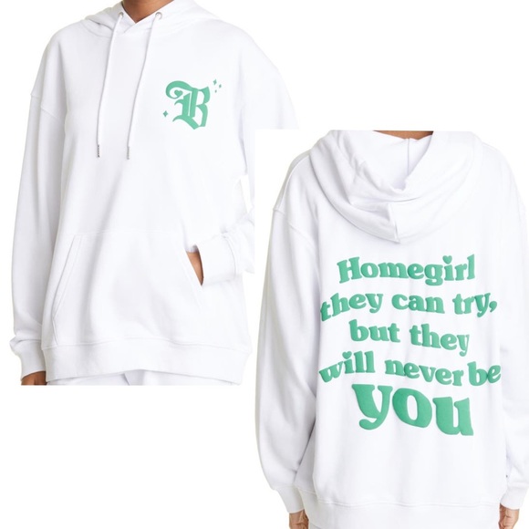 Tops - Bella Doña They Can Try Oversize Graphic Hoodie. Size M